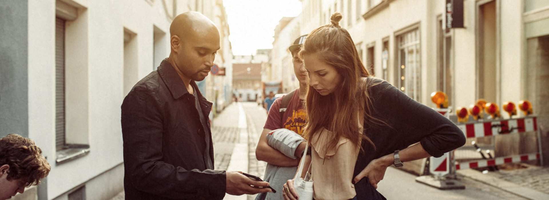 People in the streets