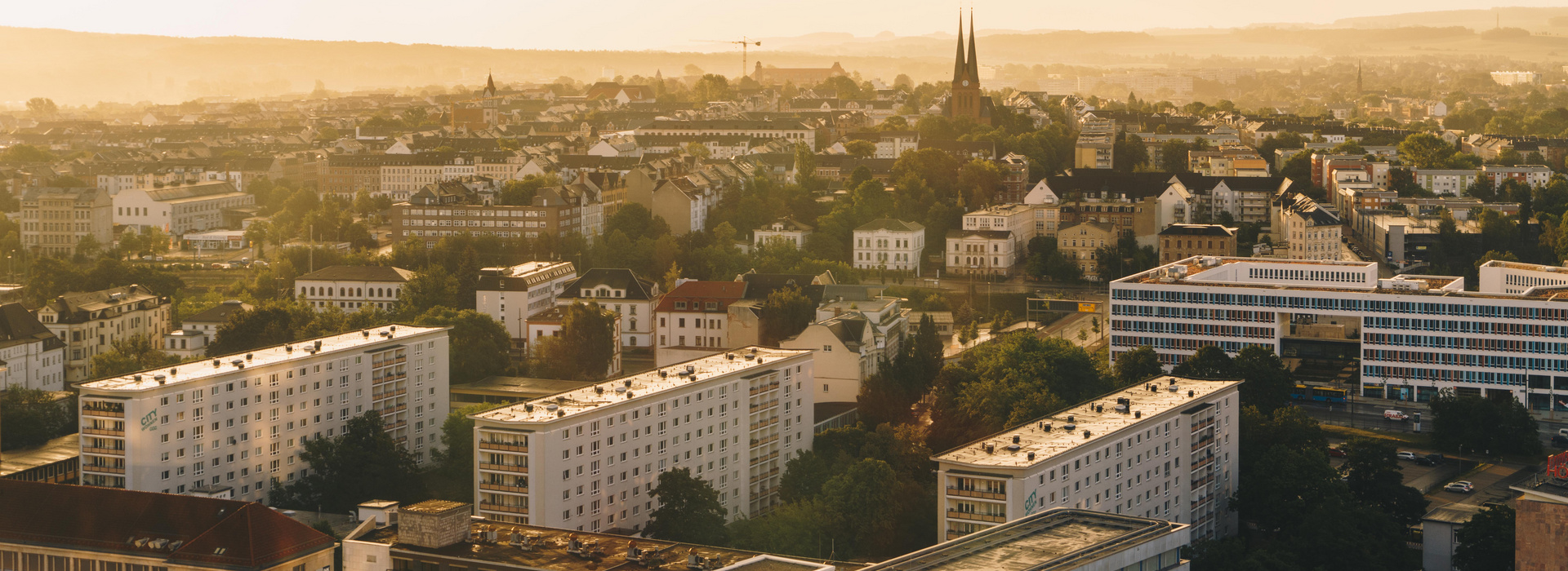 Chemnitz aerial view